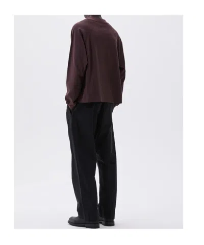Margaret Howell Mhl. Press Stud Trousers In Black