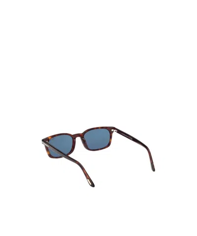 Tom Ford Eyewear Rectangular Frame Sunglasses In Brown