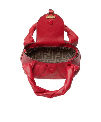 Fendi Spy Mini Tote In Red