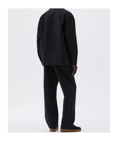 Margaret Howell Mhl. Chore Shirt In Black