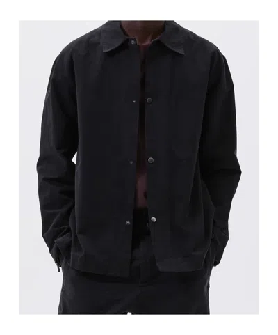 Margaret Howell Mhl. Chore Shirt In Black