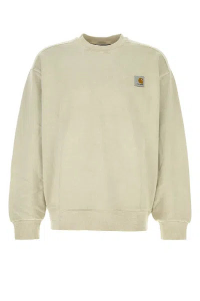 Carhartt Wip Sand Cotton Oversize Vista Sweat In Neutral