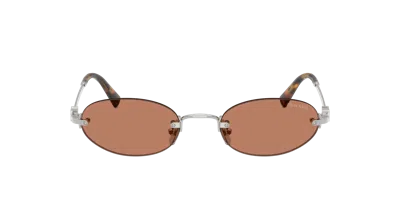 Miu Miu Woman Sunglass Mu A54s In Orange