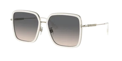 Burberry Woman Sunglass Be3145d Dionne In Transparent