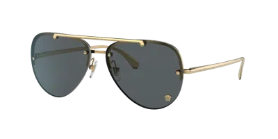 Versace Woman Sunglass Ve2231 In Gray