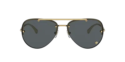Versace Woman Sunglass Ve2231 In Gray