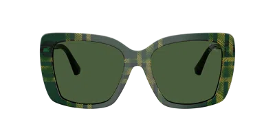 Burberry Woman Sunglass Be4456f In Green