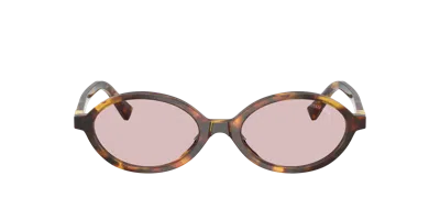 Miu Miu Woman Sunglass Mu 04zs In Brown