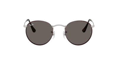 Ray Ban Round Sunglasses In Gray