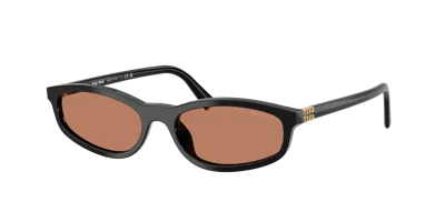 Miu Miu Woman Sunglass Mu A06sf In Black