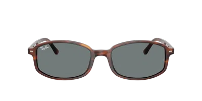 Ray Ban Sam Rectangle-frame Sunglasses In Brown