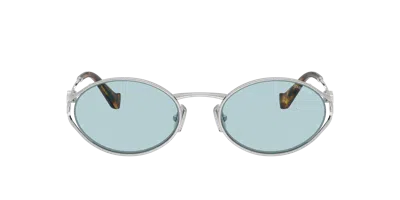 Miu Miu Woman Sunglass Mu 52ys In Metallic