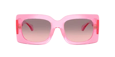 Versace Woman Sunglass Ve4496u In Pink