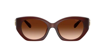 Coach Woman Sunglass Hc8407u Cw194 In Brown