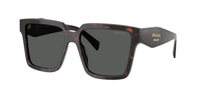 Prada Woman Sunglass Pr 24zsf In Brown