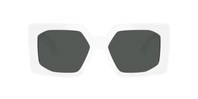 Versace E4478u Square Sunglasses In White