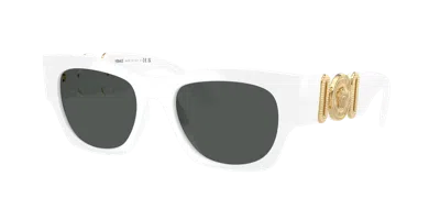 Versace 52mm Pillow Sunglasses In White