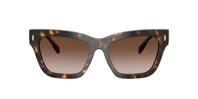 Tory Burch 54mm Gradient Cat Eye Sunglasses In Brown