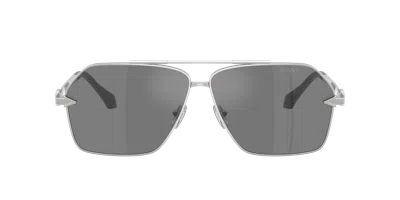 Versace Pilot-frame Sunglasses In Gray