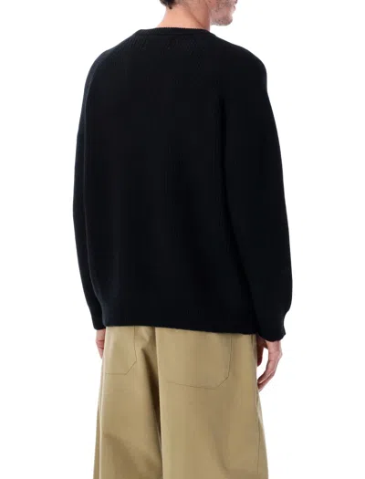 Corridor Classic Round-neck Knitwear Sweater With Comfortable Fit In Black
