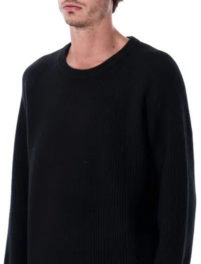 Corridor Classic Round-neck Knitwear Sweater With Comfortable Fit In Black