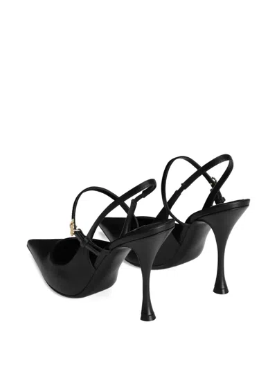 Dolce & Gabbana 90mm Slingback Heels In Black