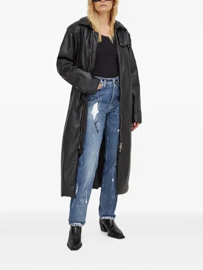 Won Hundred Paint-detail Jeans In Blue