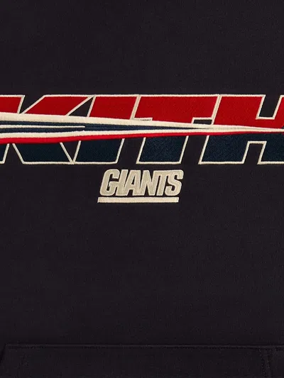 Kith Nfl New York Giants Nelson Cotton Hoodie In Black