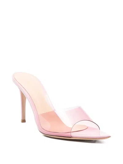 Gianvito Rossi 85mm Elle Pointed-toe Mules In Pink
