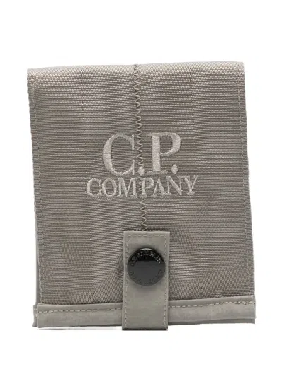 C.p. Company Logo Wallet In Gray