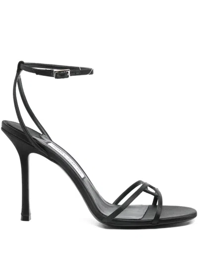 Jimmy Choo Women Leo 100 Sandals In Black
