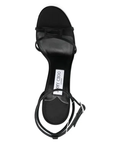 Jimmy Choo Women Leo 100 Sandals In Black