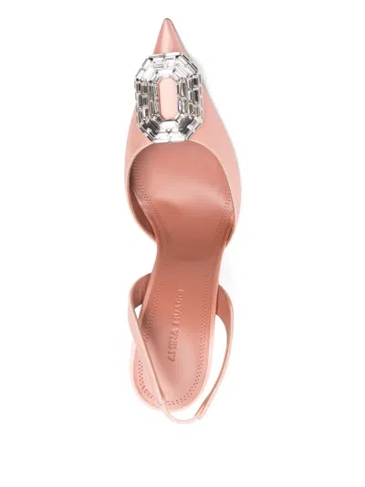 Amina Muaddi Camelia Slingback Pumps In Pink