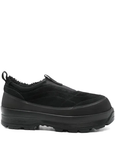 Diemme Low Top Suede Sneakers In Black