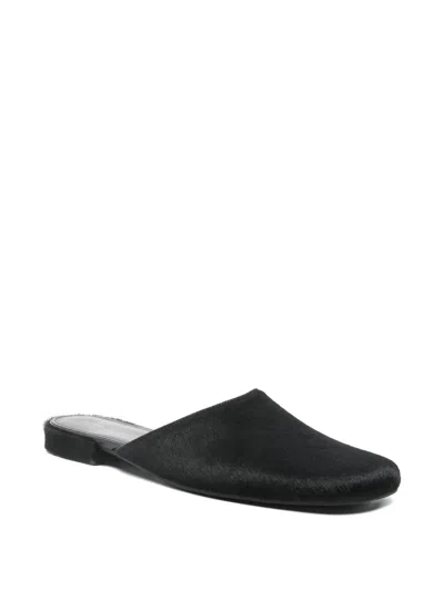 The Row Penelope Mules In Black
