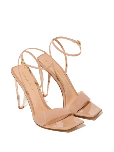 Gianvito Rossi 105mm Odyssey Heeled Sandals In Neutral