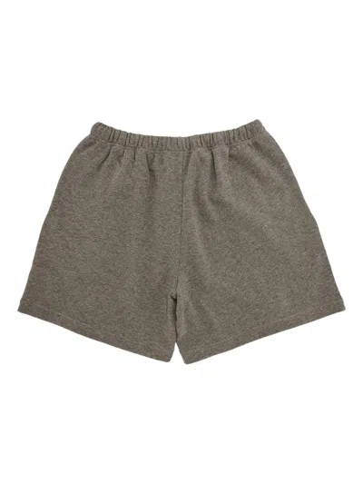 Essentials Fleece Shorts In Brown