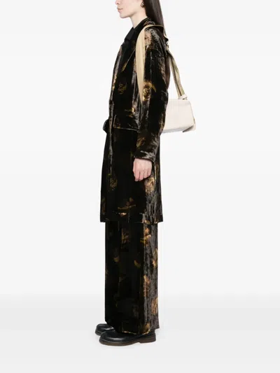 Uma Wang Small Leather Shoulder Bag In Neutral