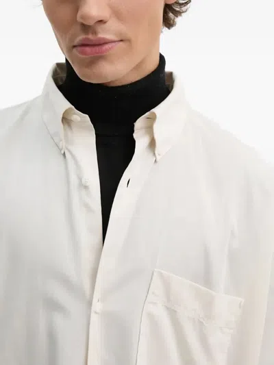 Won Hundred Pocket Button Shirt In White