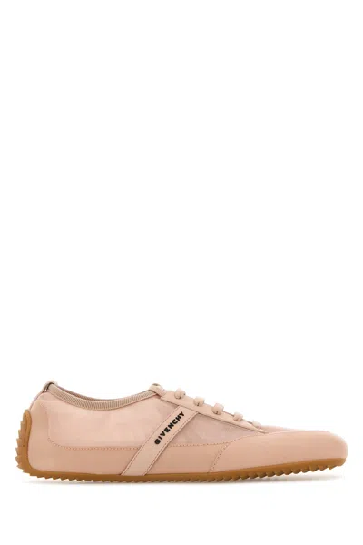 Givenchy Pink Sneaker With Logo Lettering On The Side In Fabric Woman In Pink
