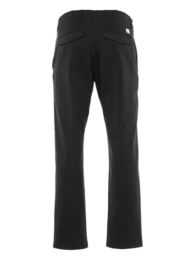 Department Five Logo-patch Trousers In Blue