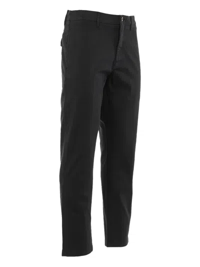 Department Five Logo-patch Trousers In Blue