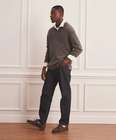 Naadam Luxe Cashmere Polo Sweater In Gray