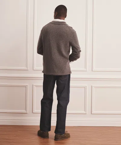 Naadam Luxe Cashmere Polo Sweater In Gray