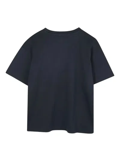 Kenzo Logo-print Cotton T-shirt In Blue