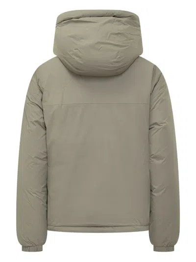 K-way Le Vrai 4.0 Albine Hooded Jacket In Gray