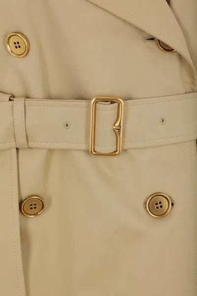 Burberry Coats In Brown