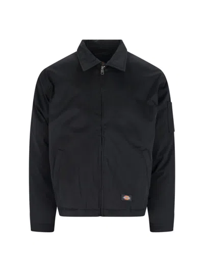 Dickies Relaxed Fit Jacket Featuring Multiple Pockets In Black