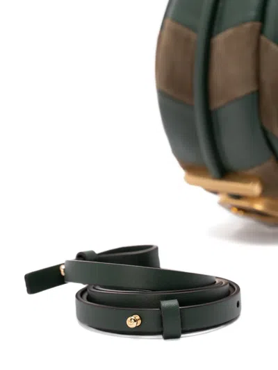 Fendi Women Mini Graphy Hobo Bag In Green