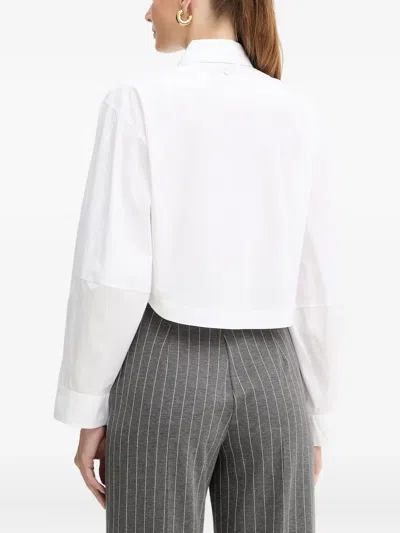 Hugo Boss Pocket Long-sleeve Shirt In White